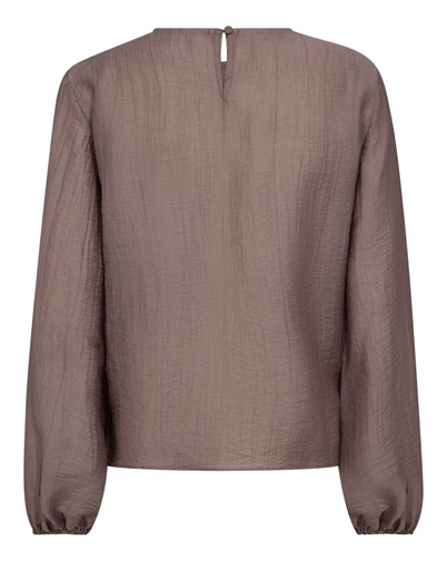  Co'couture - Conny CC Drape Bluse - Old Rose